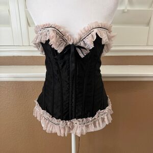 Vintage Victoria’s Secret Corset Sexy Little Things Black Bustier Sz M Y2K Sexy